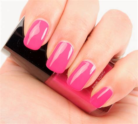 chanel le vernis pink rubber|Chanel Pink Tonic (619) Le Vernis Nail Colour Review.